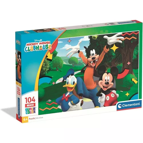 купить Пазл Clementoni 104 MAXI: Clubul Mickey Mouse 20 (25018) в Кишинёве 