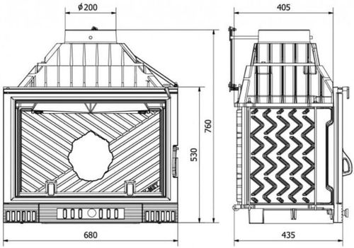 cumpără Șemineu de convecție KawMet W1 (focar) în Chișinău 