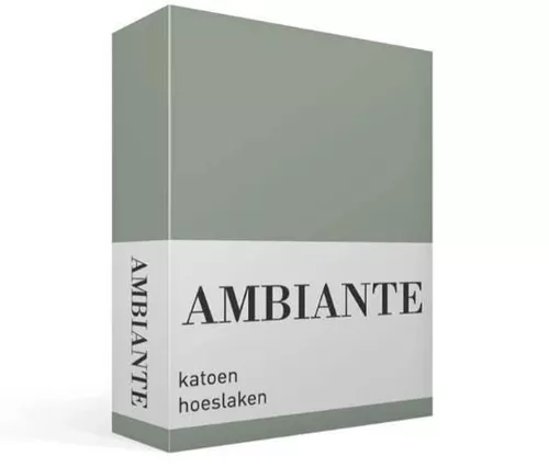 cumpără Lenjerie de pat Ambiante Collection 223157 Cotton Uni HL 90x200 Green în Chișinău 