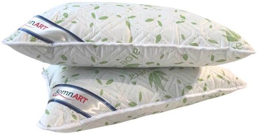 cumpără Textile de casă Somnart 025510 Set Aloe Vera, 2 perne 50x70cm + pilota microfibra 200x220cm (250gr) în Chișinău 