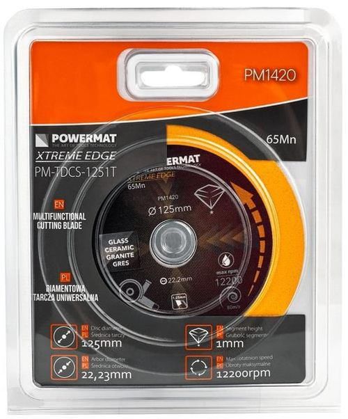 купить Диск отрезной Powermat PM-TDCS-1251T 125mm в Кишинёве 