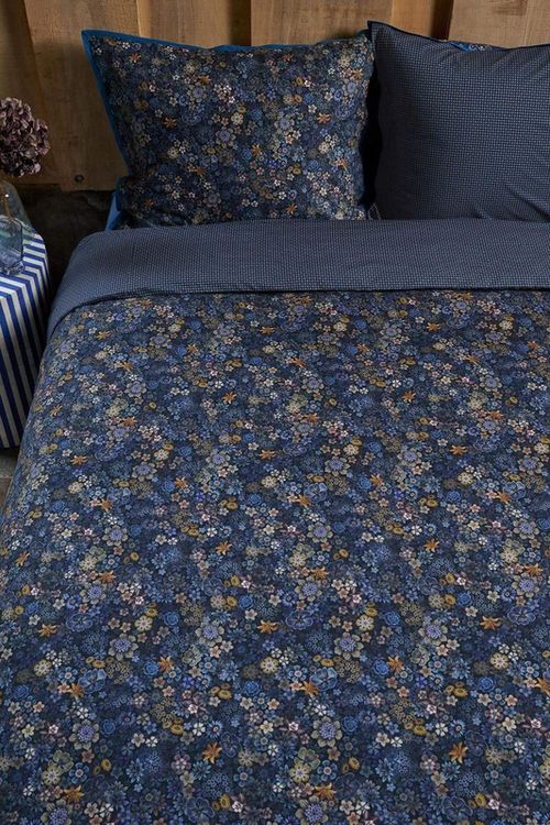 купить Домашний текстиль Pip Studio 332239 Tutti i Fiori Dark Blue 140x200/220 в Кишинёве 
