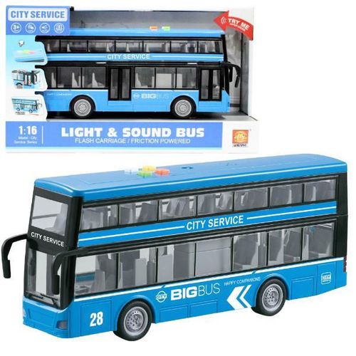 cumpără Mașină Wenyi WY912B 1:16 Autobuz inerțial cu etaj în Chișinău 