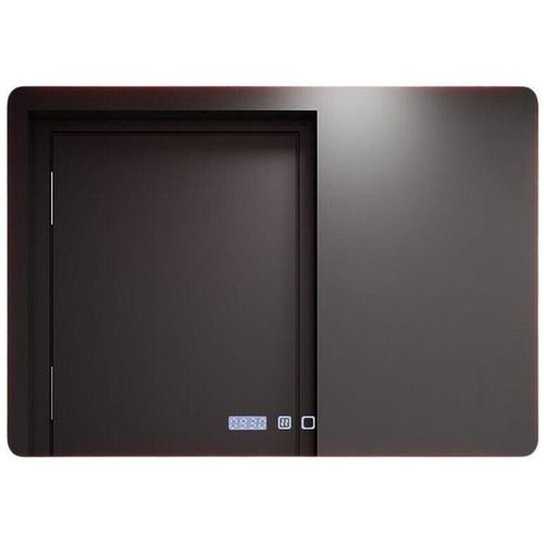 cumpără Oglindă baie Bayro Alfa 800x800 LED 3C touch c подогревом, часами и термометром în Chișinău 