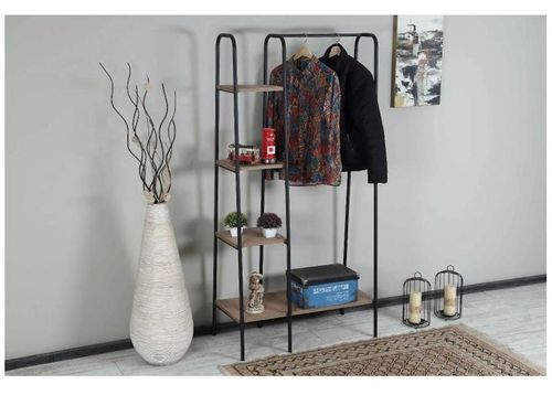 cumpără Cuier pentru haine Hopeland VS-03 Cuier cu 4 polițe (175x90x34cm), Stejar în Chișinău 