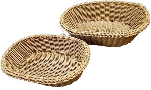 купить Хлебница Promstore 10555 Корзинка для хлеба плетеная овальная 23.5x16x6cm в Кишинёве 