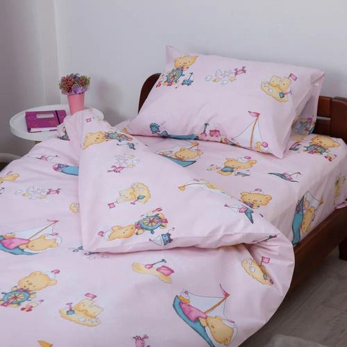 купить Домашний текстиль Relaxe Home Подростковое постельное бельё Soft Dreams 145x210 см Pink sailor в Кишинёве 
