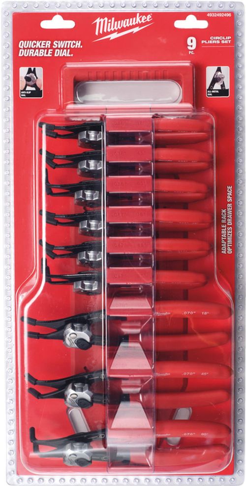 cumpără Clește Milwaukee 4932492496 Set de 9 clesti pentru inele de siguranța în Chișinău 