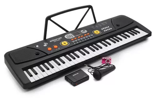 cumpără Jucărie muzicală New World BF-730C4 Pian electronic BF 61 clape (microfon, USB, MP3), cod 31024 în Chișinău 