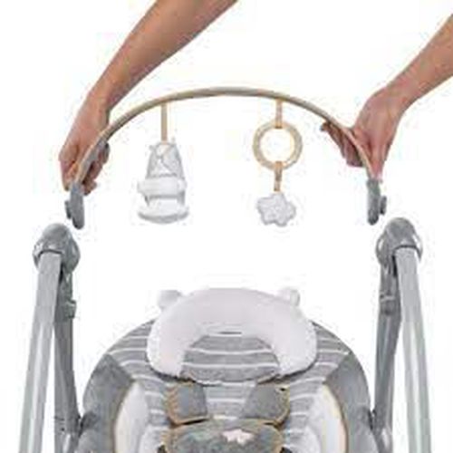 Шезлонг Bright Starts Ingenuity Swing 'n Go Portable Swing™ - Bella Teddy™ 