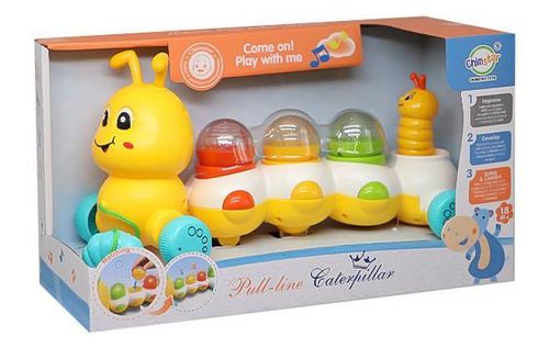 cumpără Jucarie de tras și împins New World QF366-042 Jucarie rulanta Omida cu lumina si sunet, 1068D în Chișinău 