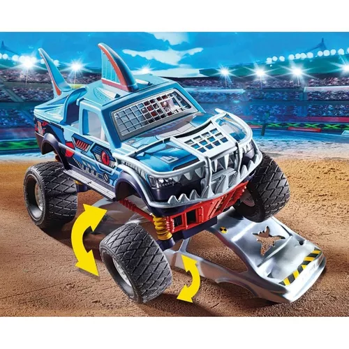 cumpără Mașină Playmobil PM70550 Stunt Show Shark Monster Truck în Chișinău 