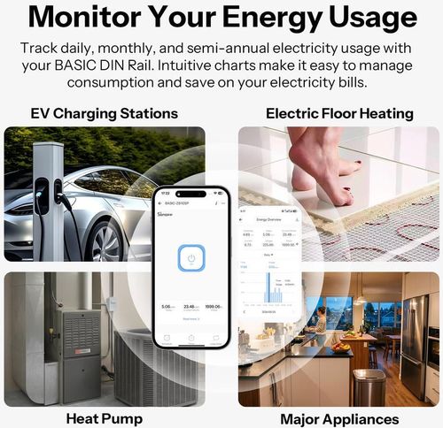 cumpără Întrerupător electric Sonoff Zigbee Smart DIN Rail Switch BASIC-ZB1GSP în Chișinău 