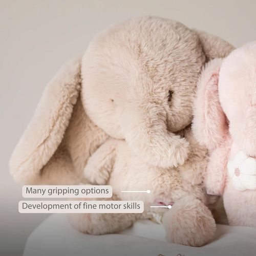 cumpără Jucărie cu pandantiv Nattou 759175 Fanfan musical plush toy elephant sand în Chișinău 