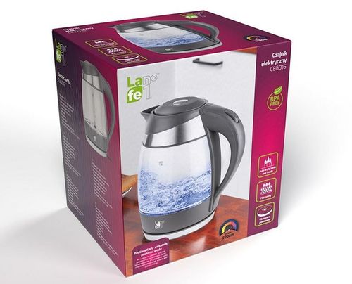 купить Чайник электрический LAFE CEG016 Glass, LAFCZA47573 в Кишинёве 
