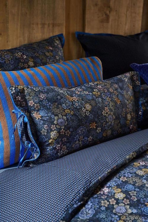cumpără Pernă Pip Studio 332429 Tutti I Fiore Cushion 35x60 Dark Blue în Chișinău 