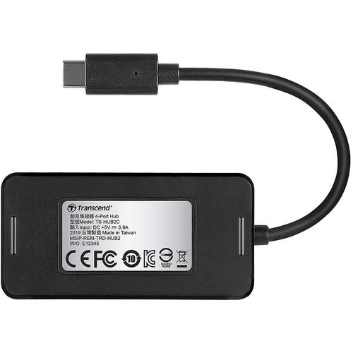 cumpără Transcend TS-HUB2C, Hub 4-port USB Type-C (1xUSB Type-C 3.0 to 4xUSB-A 3.0 5Gb/s) în Chișinău 