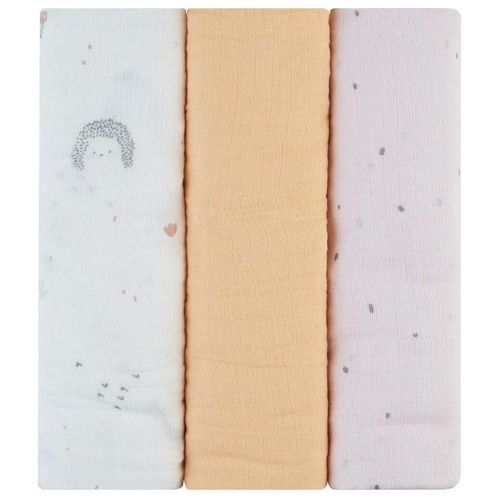 купить Аксессуар для пеленания Kikka Boo 31103010088 Pelinci de muselina Hedge-hugs, 100x100cm, 3buc в Кишинёве 