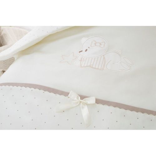Lenjerie de pat pentru copii Perina Le petit bebe (PB6-01.5) Maro 