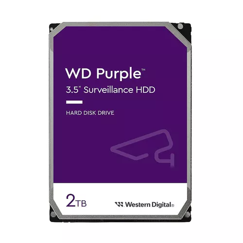 cumpără Hard disk drive HDD 2TB Western Digital Purple (Surveillance HDD) WD23PURZ, 5400 rpm, SATA3 6GB/s, 64MB (hard disk intern HDD) în Chișinău 