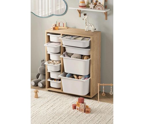 cumpără Dulap pentru copii Bofigo Коробка для игрушек 690x855x298mm, Sapphire Oak (12-67-14) în Chișinău 