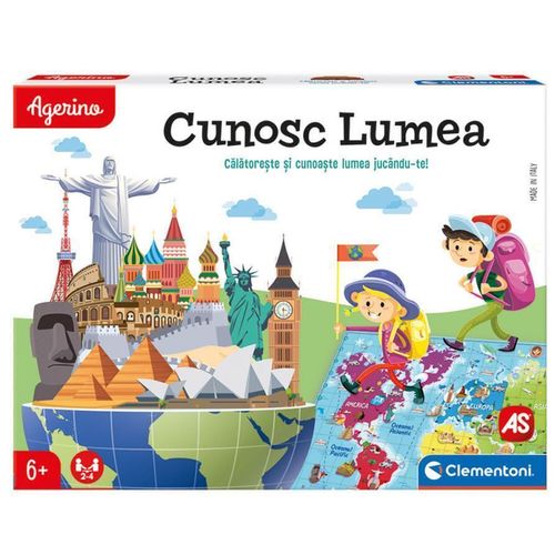 купить Настольная игра As Kids 1024-50744 Agerino Cunosc Lumea в Кишинёве 