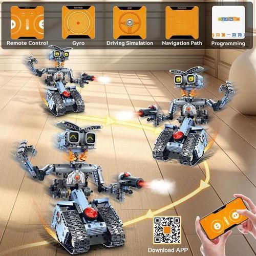купить Конструктор iM.Master 8062 Robot-transformer 5în1, Mechanical Master, cu T/C, 687pcs в Кишинёве 
