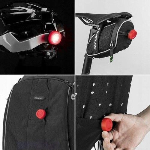 купить Аксессуар для велосипеда Rockbros TL905 Lanterna spate pentru bicicleta Rosu в Кишинёве 