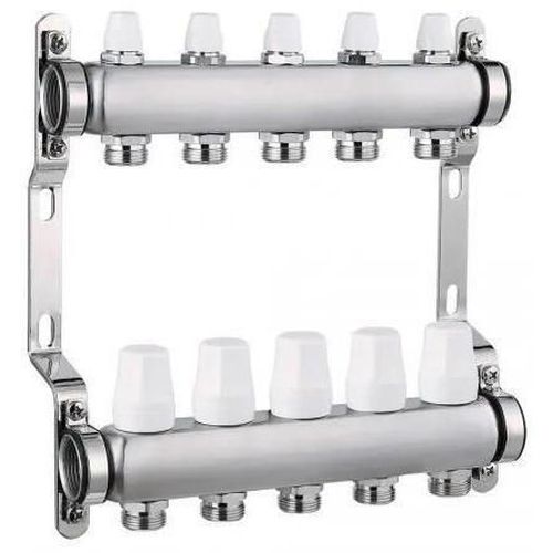 cumpără Set distribuitor Hydro S Colector complet din Inox, 10 căi, 1"x3/4" (0711666) în Chișinău 