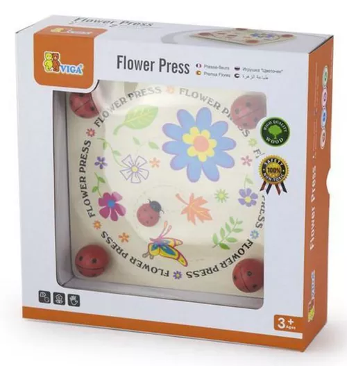 купить Игрушка Viga 59486 Set de dezvoltare presă pentru flori Flower Press в Кишинёве 