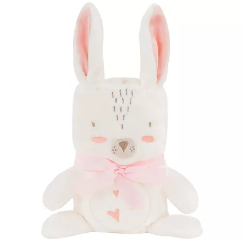 купить Комплект подушек и одеял Kikka Boo 31103020110 Paturica 3D brodata Rabbits in Love в Кишинёве 