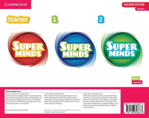 купить Super Minds 2nd ed	Starter - Level 2 Posters в Кишинёве 