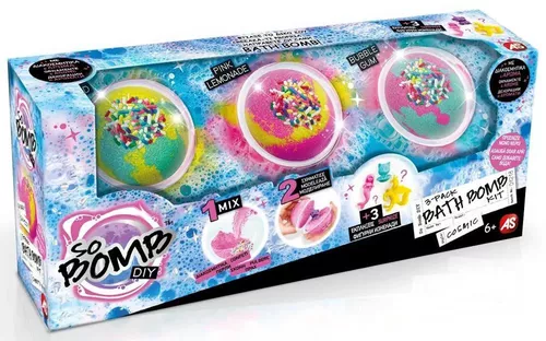 cumpără Set de creație As Kids 1863-13103 Bath Bomb Set 3 Bucati Asortate în Chișinău 
