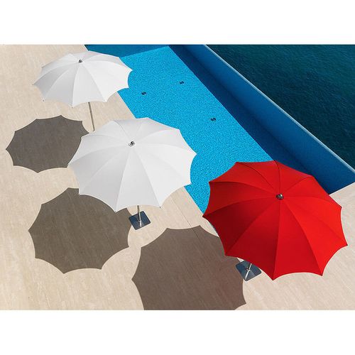 cumpără Umbrela CREMA NARCISO NA20 (Italia), diametrul 200 cm bare drepte + cupola pentru rezistenta la vant + Husa PVC + suport (80 cm) pentru instalare în baza de greutate + base art. B23 (35 kg) (Umbrela pentru gradina exterior terasa bazin) în Chișinău 