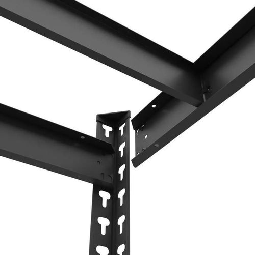 купить Cтеллаж складской Nex Home Raft metalic Titan 1800x1200x400 mm, 4 nivele PAL, antracit в Кишинёве 