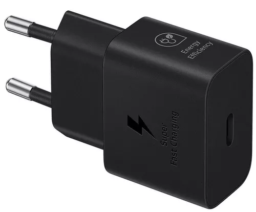 купить Зарядное устройство сетевое Samsung EP-T2510 25W Power Adapter 25W Power Adapter (with C to C Cable) Black в Кишинёве 
