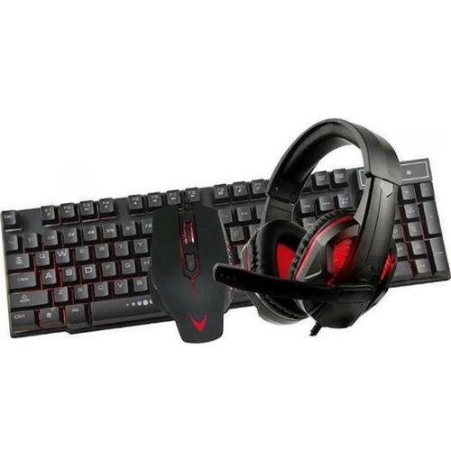 cumpără Tastatură + Mouse Omega VG4IN1SET01 Gaming 4in1 set 01 (mouse/mousepad/headset/keyboard) SQUAD 45259 în Chișinău 