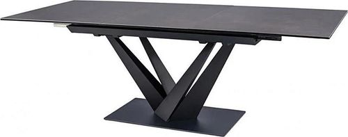 купить Стол Signal Sorento 160(220)x90 ceram.ciemn szar/czarny mat в Кишинёве 