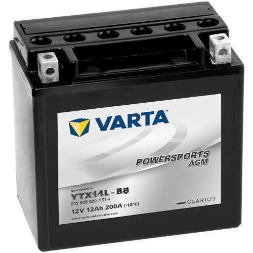 cumpără Acumulator auto Varta 12V 12AH 200A(EN) (150x87x146) YTX14L-BS AGM (512905020I314) în Chișinău 