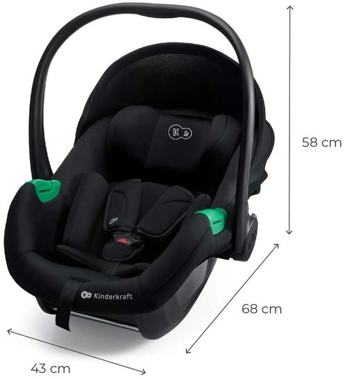 купить Автокресло KinderKraft KCMINPR2BLK0000 Mink Pro 2 i-Size Black в Кишинёве 