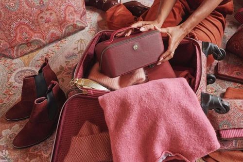 купить Несессер/косметичка Pip Studio 51.274.287 Cyrille Cosmetic Bag Medium Red 23.5x10.5x11cm Red в Кишинёве 