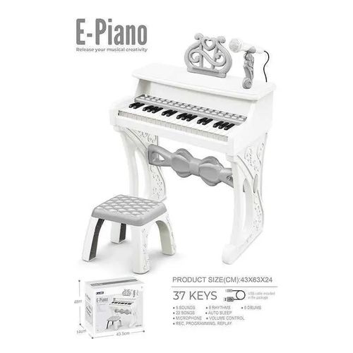 купить Музыкальная игрушка miscellaneous 594 Pian electric pentru copii 2510-1796 SIO в Кишинёве 