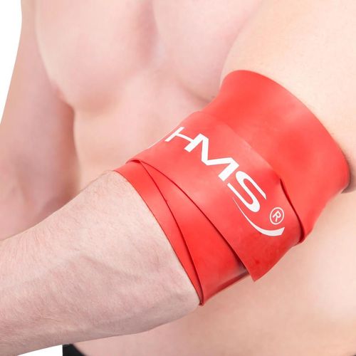 купить Бандаж спортивный HMS 5667 Expander stretching 50x2080x1.2mm Rubber Red (17-34-015) в Кишинёве 