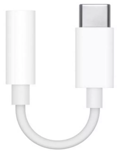 купить Адаптер для мобильных устройств Apple USB-C to 3.5 mm Jack Adapter MU7E2 в Кишинёве 