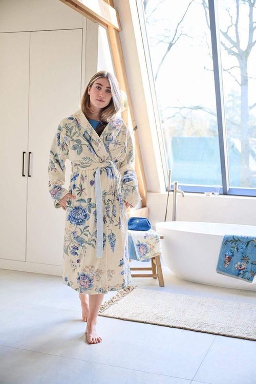 купить Домашний текстиль Pip Studio 327014 Secret Garden Bathrobe White M в Кишинёве 