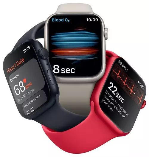 cumpără Ceas inteligent Apple Watch Series 8 GPS 41mm Starlight Aluminium Case MNP63 în Chișinău 