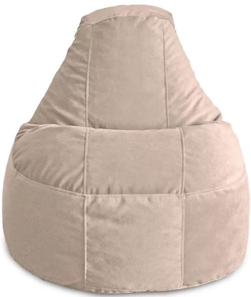 купить Кресло-мешок BeanBag BM5888, Люкс из велюра, XL, песочный в Кишинёве 
