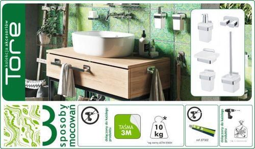 cumpără Cârlig baie Bisk 07819 Cuier cu 1 cirlige TORE în Chișinău 