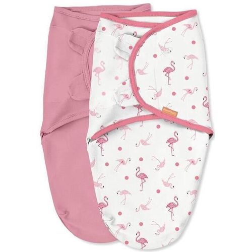 купить Детское постельное белье Summer Infant 59106 Sistem de infasare pentru bebelusi SwaddleMe Flamingo (0-3 luni), 2 buc. в Кишинёве 