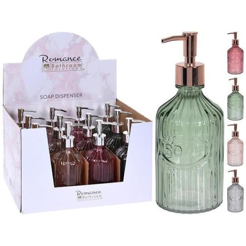 купить Дозатор для мыла Promstore 42575 Диспенсер для мыла Bathroom Romance 450ml 21cm стекло в Кишинёве 